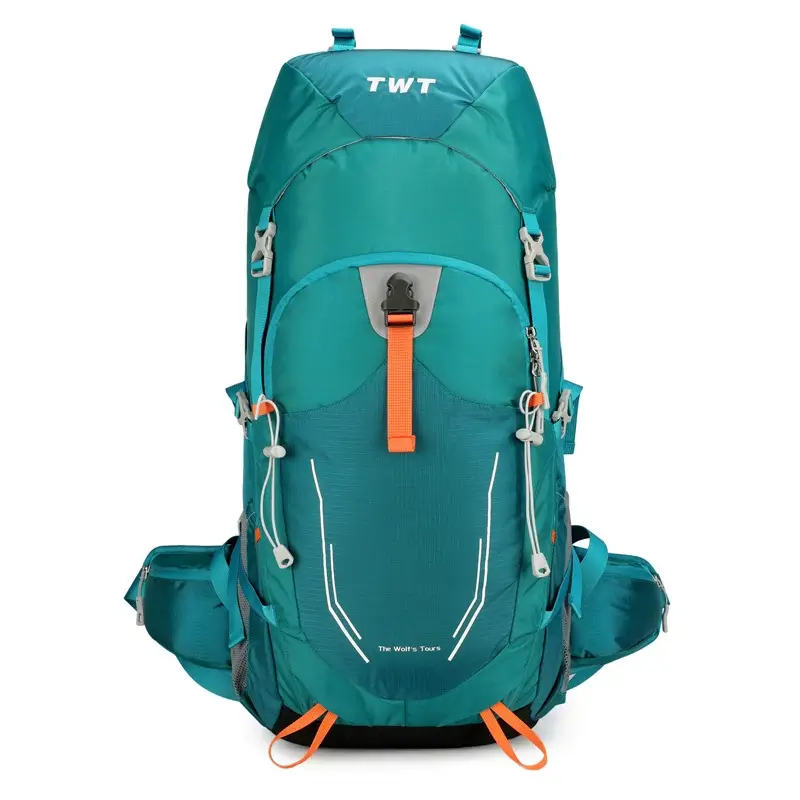 10Best Camping All-Terrain 55L Hiking Backpack - Dark Green
